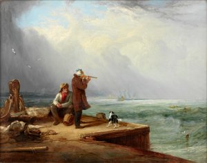 النظرة ، ميناء شيلدز ، 1831 بواسطة هنري بيرلي باركر