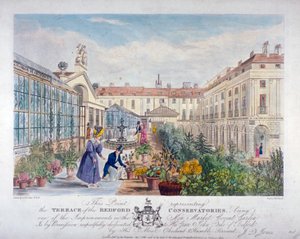 شرفة بيدفورد كونسيرفاتوريس في كوفنت جاردن ماركت ، وستمنستر ، لندن ، 1831