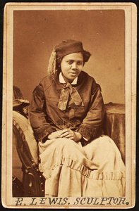 بطاقة أعمال إدمونيا لويس ، 1870 بواسطة هنري روشيه