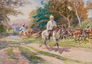ضابط استعماري ، ربما هايتي ، c.1900 بواسطة هنري ساندهام