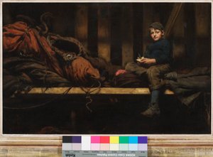 وقت العشاء - أمبروز روفينياك في شراع لوفت ، 1883 بواسطة هنري سكوت توك