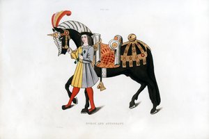 الحصان والمرافقة ، c1511 ، 1843. بواسطة هنري شو