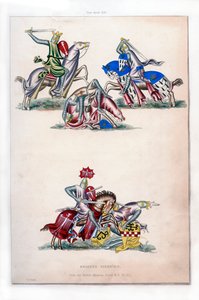 فرسان القتال ، c1260 ، 1843.