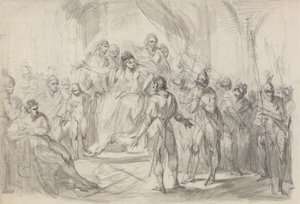 أحضر ستيفن سجينًا إلى الإمبراطورة ماتيلدا بواسطة Henry Singleton