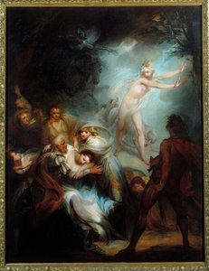 الغابة المسكونة. رسم هنري سينجلتون (1766 - 1839).