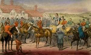 يعلن السيد جوروكس عدم قدرته على الاشتراك في Surrey Stag-hounds ، 1838 بواسطة هنري توماس الكين