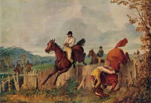 Steeplechasing ، c1805-1851 ، 1924 بواسطة هنري توماس الكين