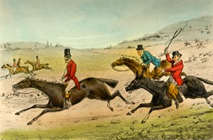 تضخم وساري. الكلاب في صرخة كاملة ، 1838 بواسطة هنري توماس الكين
