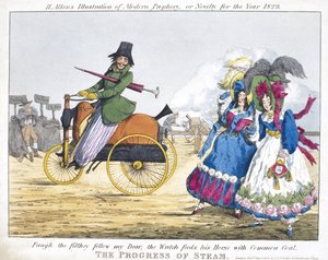 تقدم البخار ، 1829 (النقش الملون) بواسطة هنري توماس الكين