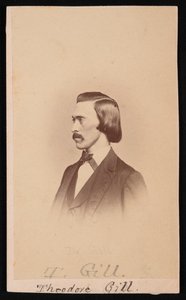 صورة لثيودور نيكولاس جيل 1837-1914 ، بين 1865 و 1870. بواسطة هنري أولك