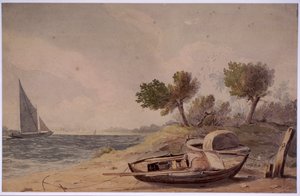 بالقرب من باترسي ، لندن ، 1818. بواسطة هنري والتر