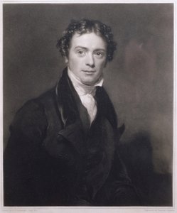صورة لمايكل فاراداي (1791-1867) منقوشة بواسطة صمويل كوزينز (1801-1887) 1830