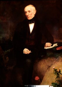 Portrait of William Wordsworth (1770-1850) British Poet Painting by Henry William Pickersgill (1782-1875) 19th century London, National Portrait Gallery بواسطة هنري ويليام بيكرسجيل
