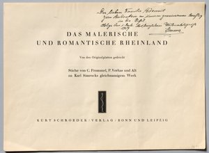 راينلاند الخلابة والرومانسية ، 1928.