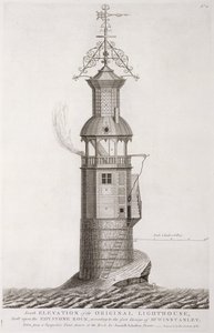 منارة إديستون منقوشة بواسطة هنري روبرتس (fl.1761) ، 1761 بواسطة هنري وينستانلي
