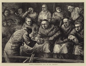 روما ، يوم Candlemas في سانت بيتر