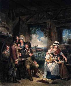 السلام ، نقش جون ويسيل (c.1760-1823) ، حانة. بواسطة T. Simpson و Darling & Thompson ، 1798 (نقش نقش) (زوج من 125538)