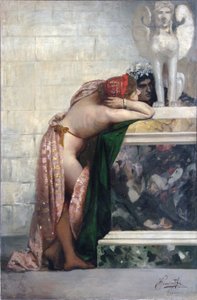 شخصان من تمثال أبو الهول ، 1870 بواسطة هنريك سيميردزكي