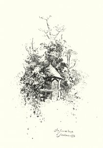 The Summer House, at Streatham, in 1773 (litho)