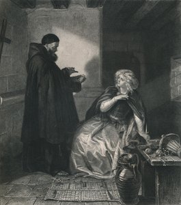 جولييت في زنزانة الراهب لورانس روميو وجولييت ، c1870