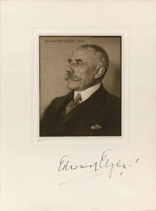 صورة للمؤلف السير إدوارد ويليام إلجار 1857-1934 ، 1923. بواسطة هربرت لامبرت