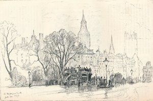 وايتهول ، c1893 بواسطة هربرت مينزيس مارشال