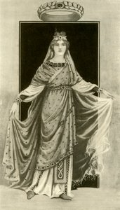 سيدة نبيلة في القرن السادس الميلادي ، 1924. بواسطة هربرت نوريس