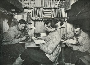 دبنهام وغران وتايلور في حجرتهم ، 18 مايو 1911 ، 1913
