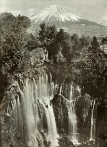فوجي وشلال شيرا-إيتو ، 1910. بواسطة هربرت بونتينج