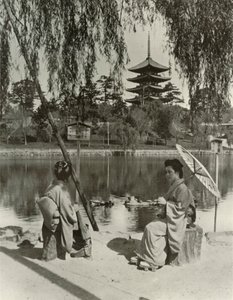 معبد نارا ، 1910. بواسطة هربرت بونتينج