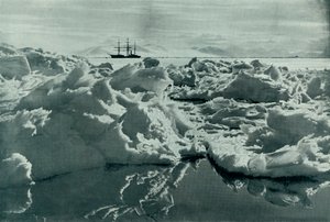 The Terra Nova in McMurdo Sound، c19101913، 1913 بواسطة هربرت بونتينج