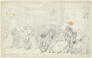 تقدير فني في منزل هولندي قديم Cabinet de Tableaux (العنوان على الكائن) بواسطة هيرمان فريدريك كاريل تن كيت