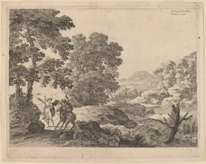 بلعام والحمار بواسطة Herman van Swanevelt