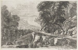 منظر طبيعي به فارسان أربعة مناظر طبيعية للنهر (عنوان السلسلة) بواسطة لوديويجك الرابع عشر (ملك فرانكريك)