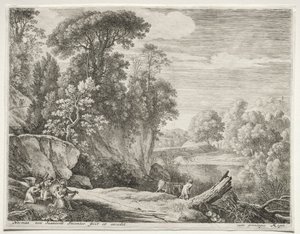 أدى الحمار إلى النهر ، ج. 1652-1654.
