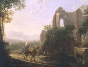 الرحلة إلى مصر (زيت على النحاس) بواسطة هيرمان فان سوانفيلت