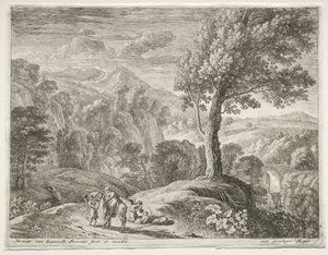 الشجرة الكبيرة والشلال ، ج. 1652-1654.