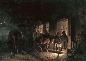 أمام الحانة عام 1843