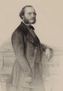 صورة لعازف البيانو والملحن ديزيريه ماغنوس 1828-1884. بواسطة هيرمان رونهايم
