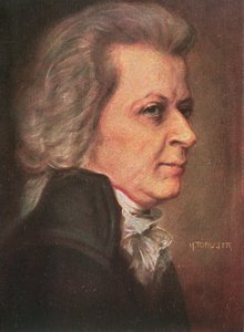 حانة Wolfgang Amadeus Mozart (1756-91). 1904 (لون ليثو) بواسطة هيرمان تورجلر