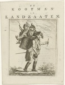 ورقة أغنية وكارتون مع الجنود كارتون على فيليم الخامس التاجر في Landzaaten (العنوان على الكائن)