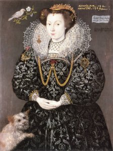 إليزابيث بريدجز 1589 بواسطة Hieronimo Custodis