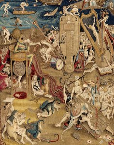 حديقة المسرات الأرضية. كاليفورنيا. 1560 (نسيج) بواسطة هيرونيموس (بعد) بوش