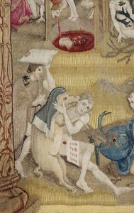 حديقة المسرات الأرضية. كاليفورنيا. 1560 (نسيج) بواسطة هيرونيموس (بعد) بوش