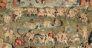 حديقة المسرات الأرضية. كاليفورنيا. 1560 (نسيج) بواسطة هيرونيموس (بعد) بوش