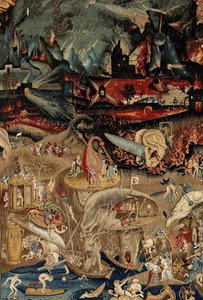حديقة المسرات الأرضية. كاليفورنيا. 1560 (نسيج) بواسطة هيرونيموس (بعد) بوش