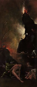 أربع رؤى في الآخرة حوالي 1490-1510. بواسطة هيرونيموس بوش