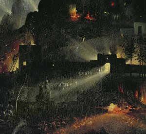 حديقة المسرات الأرضية ، c.1500 (تفاصيل 3425) بواسطة هيرونيموس بوش