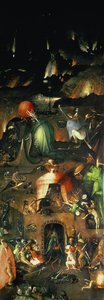 الحكم الأخير (Altarpiece): الجزء الداخلي من الجناح الأيمن بواسطة هيرونيموس بوش
