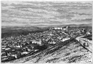 View of El Kef, Tunisia, c1890